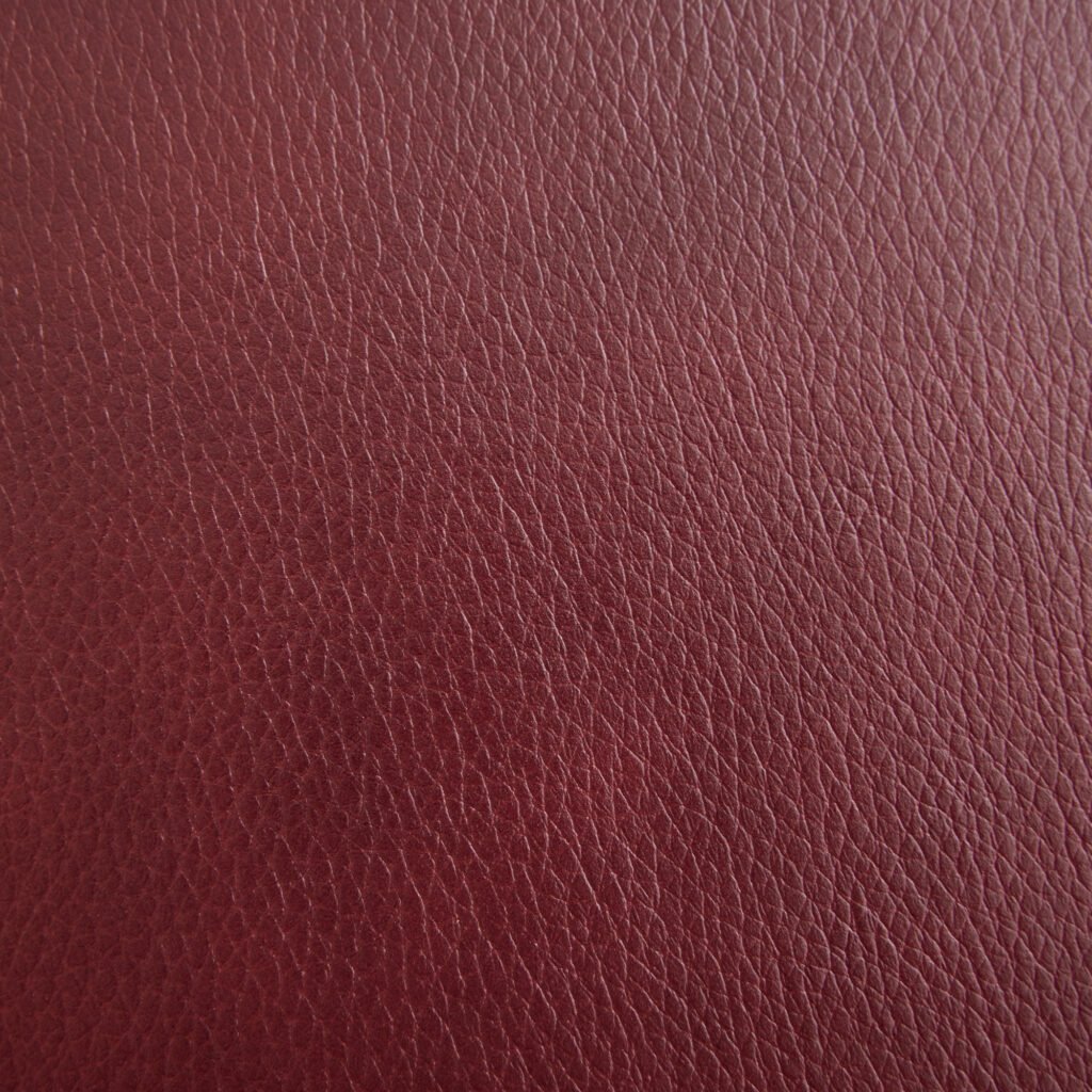 Dark red Top-Grain Leather Swivel Accent Chair, 360° Smooth Spin, Mid-Century Modern Lounge Chair for Living Room/Office - Image 9