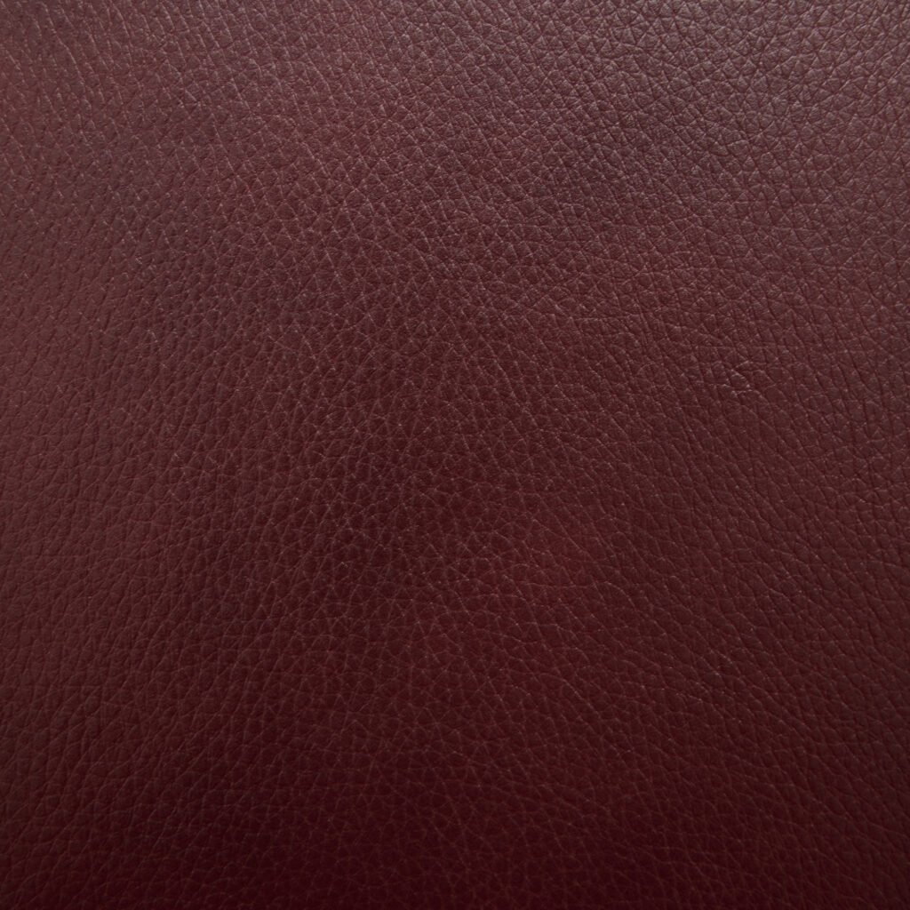 Dark red Top-Grain Leather Swivel Accent Chair, 360° Smooth Spin, Mid-Century Modern Lounge Chair for Living Room/Office - Image 24