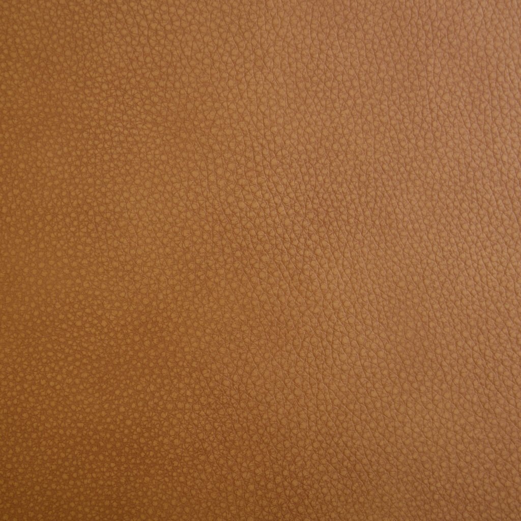 Light Brown Top-Grain Leather Swivel Accent Chair, 360° Smooth Spin, Mid-Century Modern Lounge Chair for Living Room/Office - Image 11