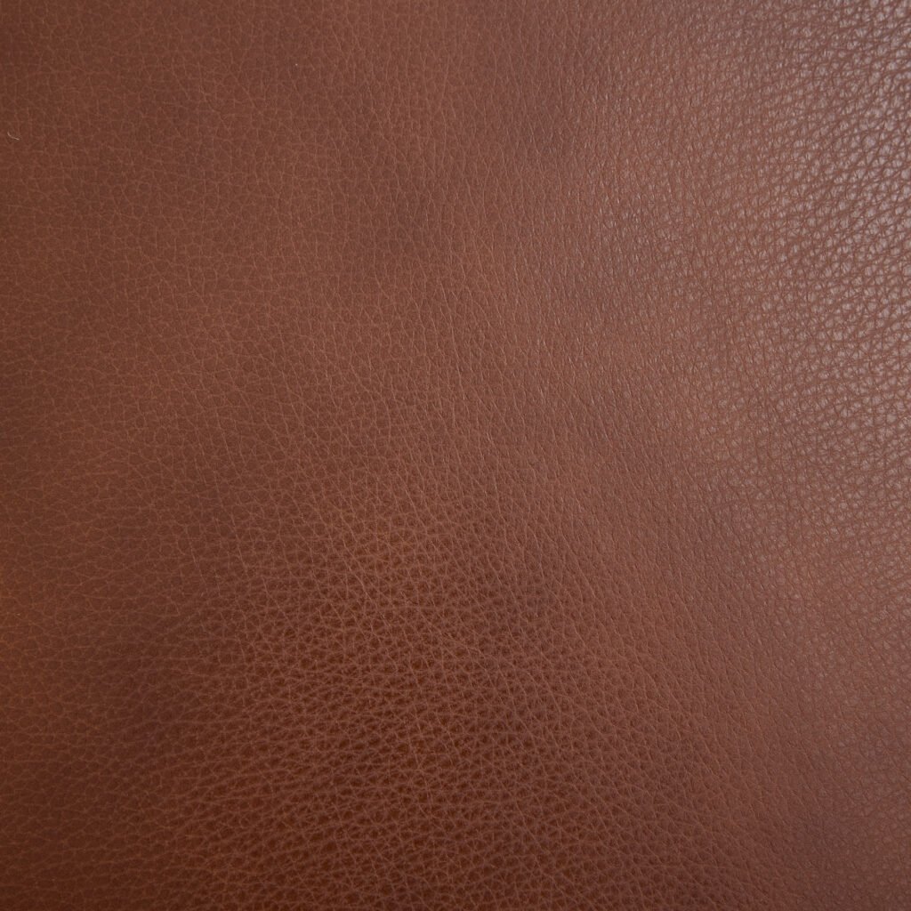 Brown Top-Grain Leather Swivel Accent Chair, 360° Smooth Spin, Mid-Century Modern Lounge Chair for Living Room/Office - Image 6